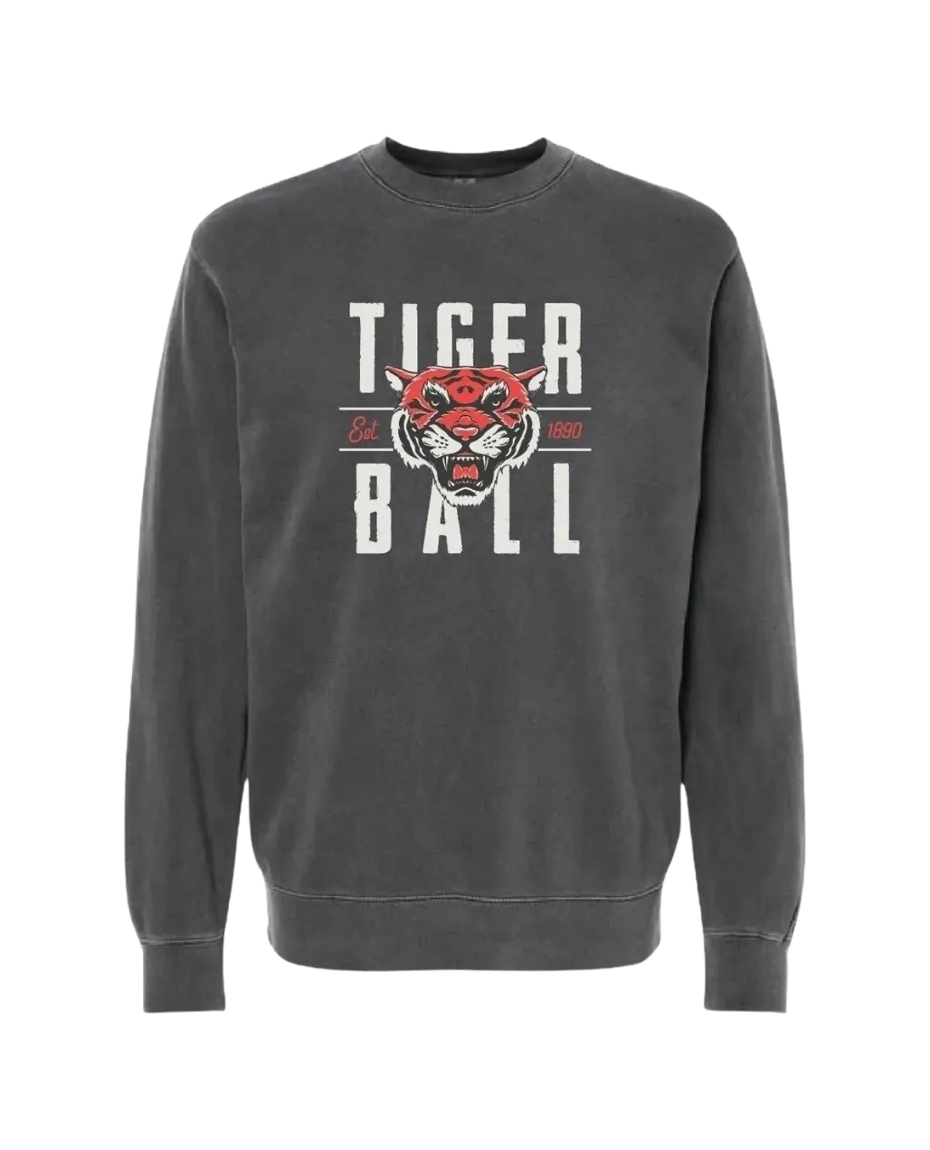 Image of Tigerball Unisex Crewneck - Pepper Gray